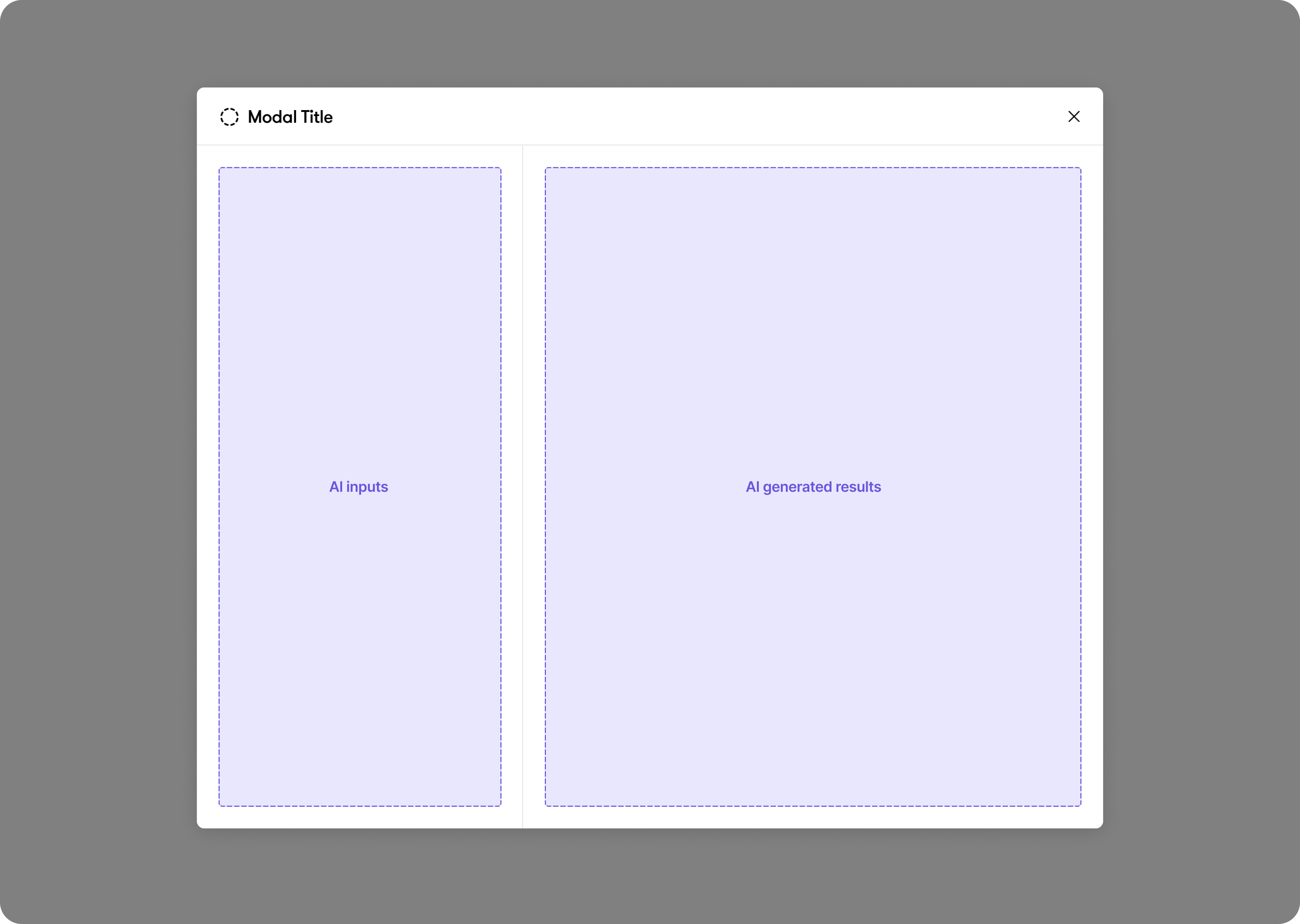 Structure of AI modal